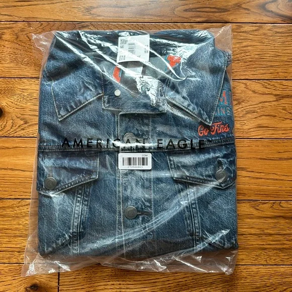 AE NFL Miami Dolphins Denim Jacket - Picture 4 of 7
